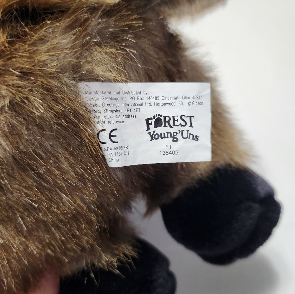 Forest Young'uns Raccoon Plush Animal - Picture 6 of 6